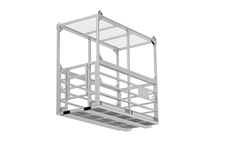 Load image into Gallery viewer, Personnel Crane Cage 250–500kg SWL – 1 to 4 Person Work Cage AS1418.17