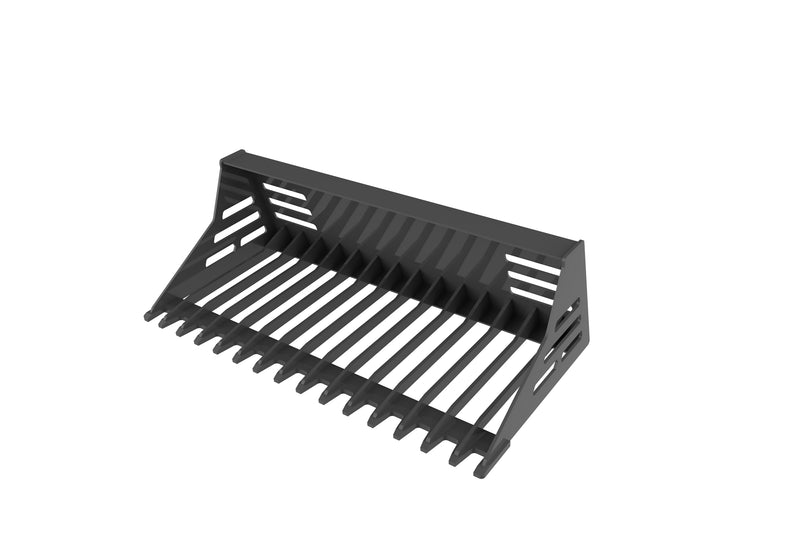 Indlæs billede i Gallery Viewer, Mini Skid Steer Rock Bucket 44 Inch Sand Sifting Flat Bar Heavy Duty Fits Dingo Kanga Toro