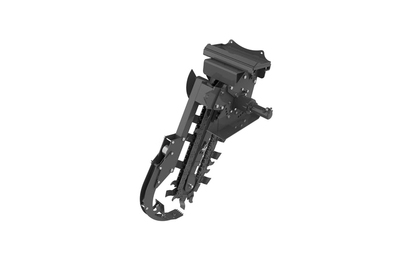 Load image into Gallery viewer, Hydraulic Skid Steer Trencher Attachment 36 Inch Adjustable Depth Control 3 Chain Options
