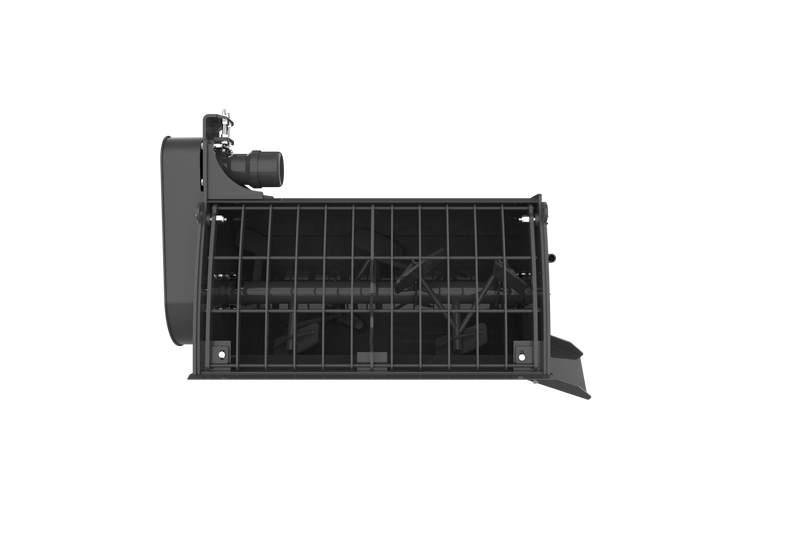 Indlæs billede i Gallery Viewer, Mini Skid Steer Self Loading Concrete Mixer Bucket - 100L Hydraulic Discharge with Bag Breaker