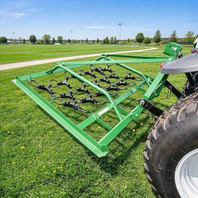 Indlæs billede i Gallery Viewer, Tractor Grass Harrow, Reversible Pasture Harrow for Lawn and Field Maintenance, 2 m / 4 m