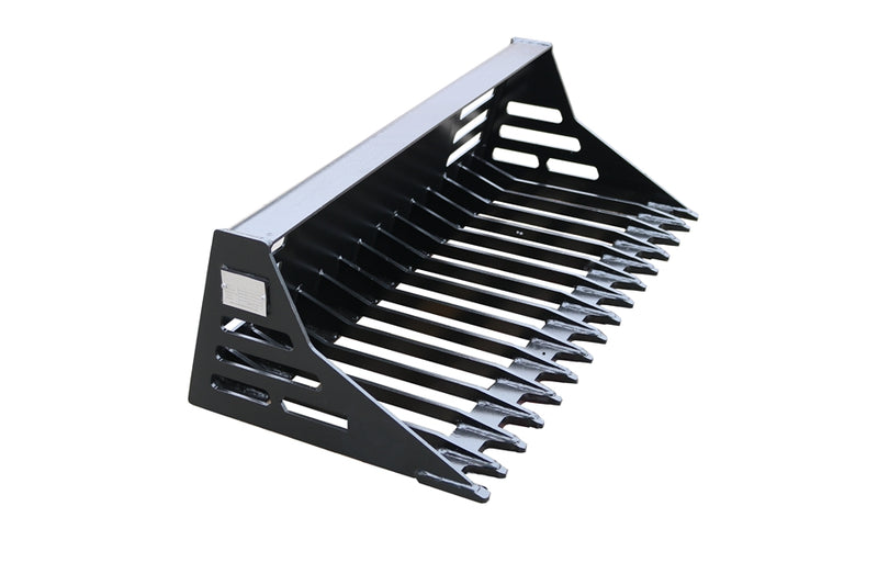 Chargez l'image dans la visionneuse de la galerie, Avant Loader Rock Bucket Rake - Heavy Duty Sifting Bucket for Debris Cleanup and Leveling