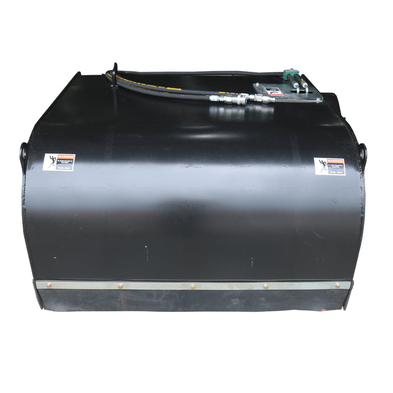 Load image into Gallery viewer, Skid Steer Hydraulic Pickup Box Broom Sweeper 44 Inch Debris Collection Dump Bucket Attachment