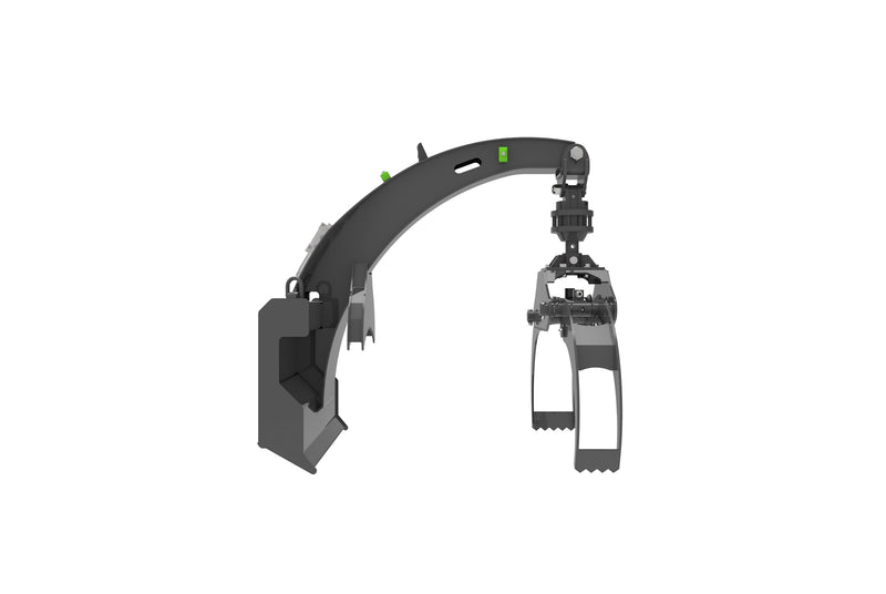 Indlæs billede i Gallery Viewer, Skid Steer Hydraulic 360 Rotating Log Grapple 450kg Timber Handling Forestry Attachment
