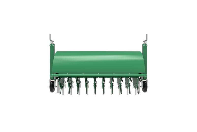 Indlæs billede i Gallery Viewer, Skid Steer Core Aerator 59 Inch Lawn Turf Plug Aerator Sports Field Garden Attachment