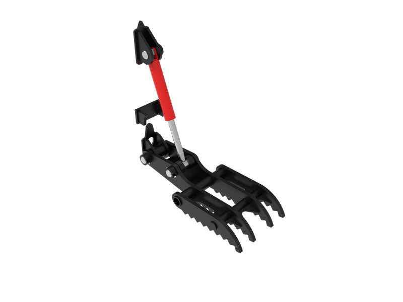 Load image into Gallery viewer, Hydraulic Excavator Rake Thumb Attachment Weld-On Bucket Rake Thumb Kit High-Strength Alloy Steel