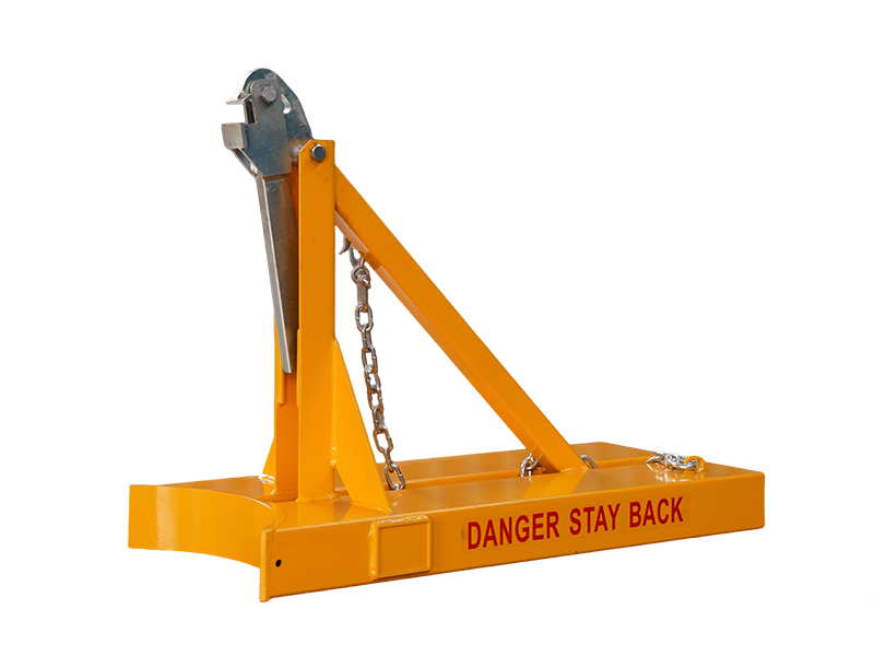 Chargez l'image dans la visionneuse de la galerie, Parrot Beak Forklift Drum Lifter, 1000kg, Fits Steel & Plastic 205L Drums, Forklift Attachment