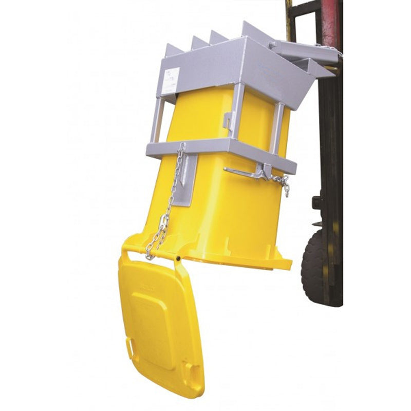 Laden Sie das Bild in Galerie -Viewer, Forklift Wheelie Bin Tipper for 240 Litre Plastic Wheelie Bins
