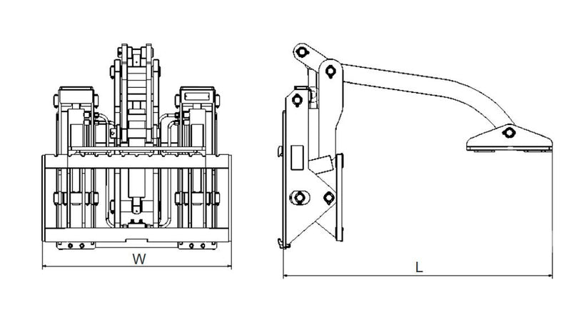 Laden Sie das Bild in Galerie -Viewer, Forklift Coil Buckle Clamp Attachment