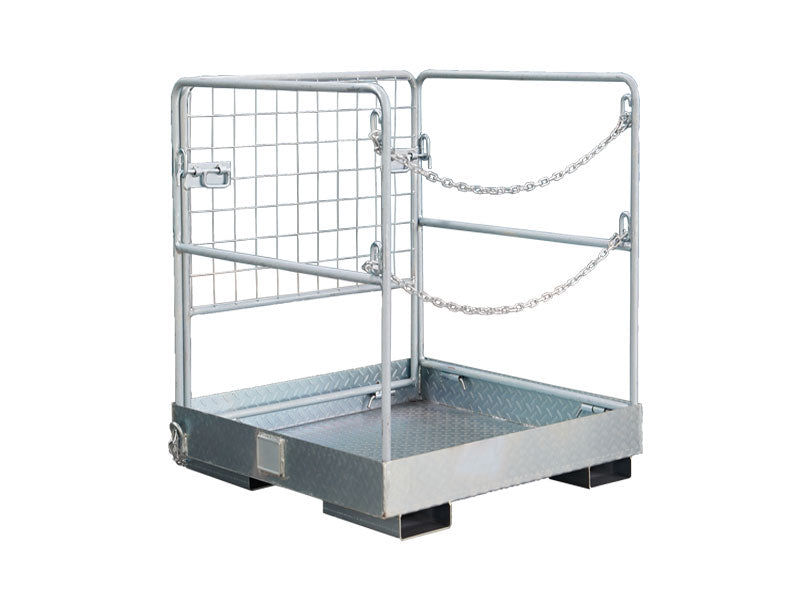 Laden Sie das Bild in Galerie -Viewer, 2 Person Pallet Forklift Platform Safety Cage 36"x36"