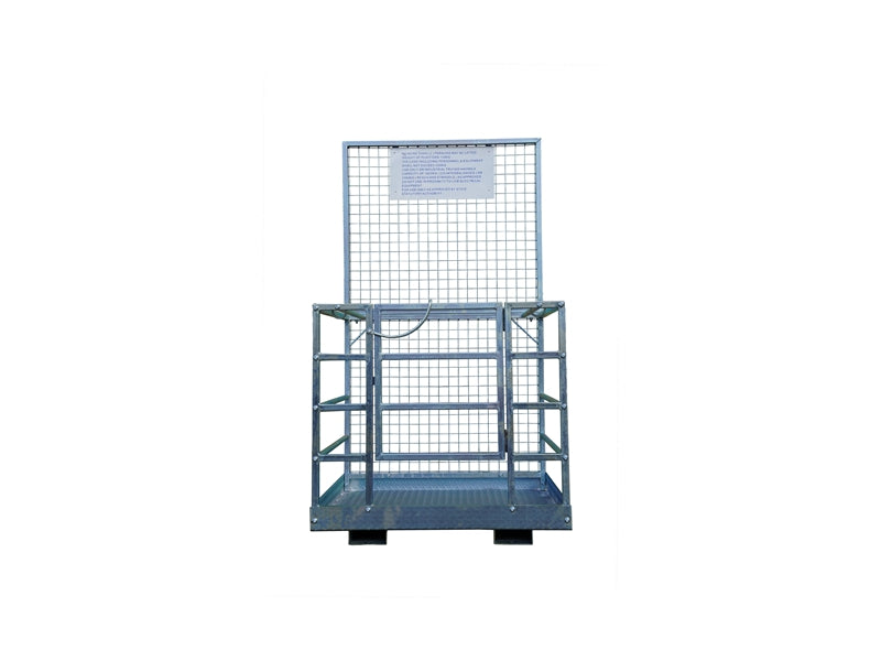 Laden Sie das Bild in Galerie -Viewer, Galvanized Finished Forklift Safety Cage & Work Platform