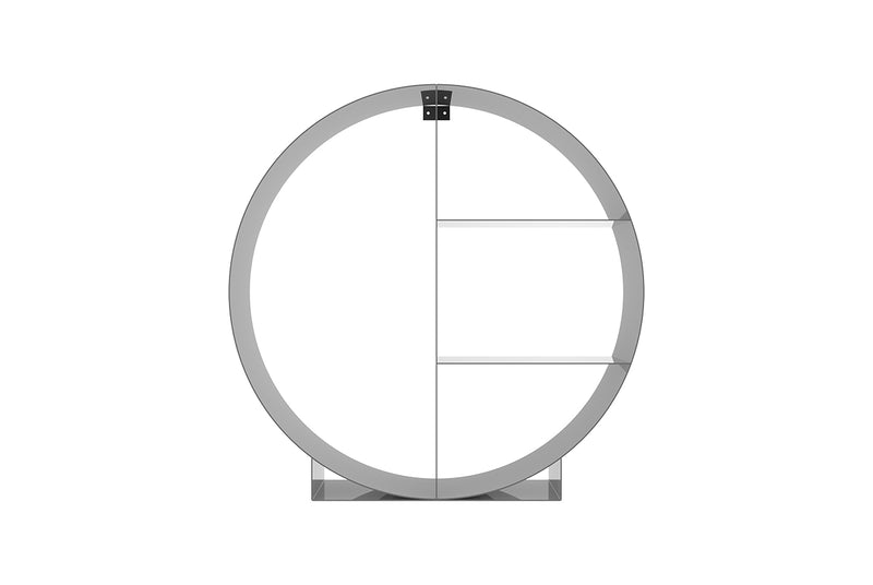 Indlæs billede i Gallery Viewer, Large Circular Firewood Rack, Heavy Duty Steel Round Log Storage Holder for Indoor and Outdoor Use