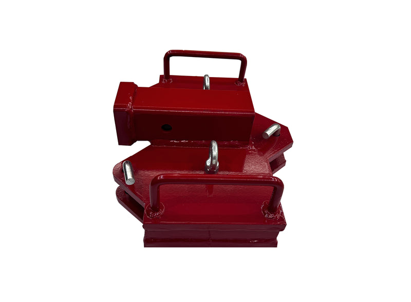 Load image into Gallery viewer, 2 Inch Pallet Fork Hitch Receiver, Dual Fork Trailer Hitch Adapter Class III and IV