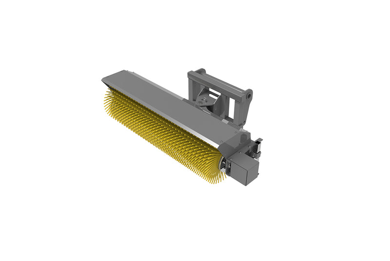Load image into Gallery viewer, Hydraulic Angle Broom for Manitou Telehandler, 72 Inch Manual Tilt Sweeper Attachment