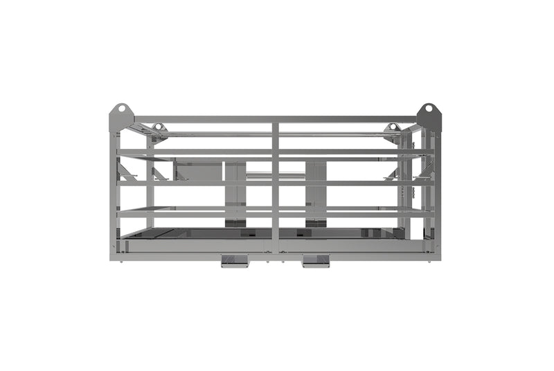 Laden Sie das Bild in Galerie -Viewer, 4 Person Personnel Cage for Manitou Telehandler, 500kg SWL Heavy-Duty Work Platform