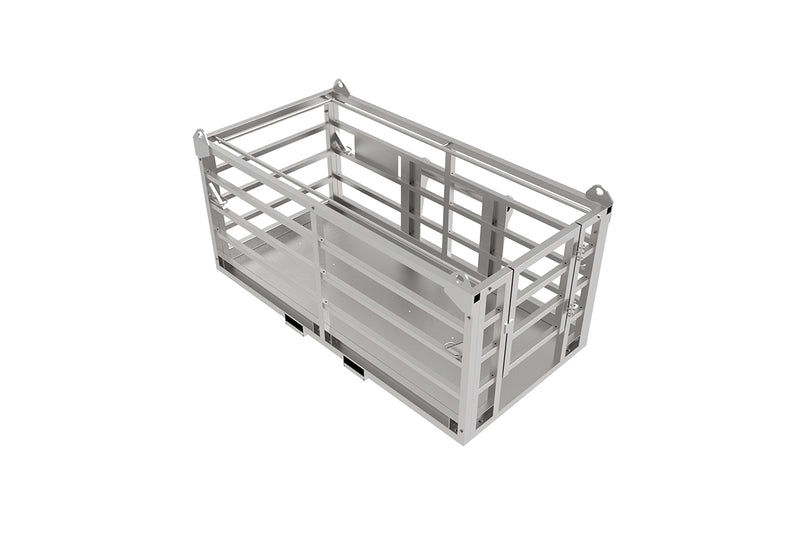 Laden Sie das Bild in Galerie -Viewer, 4 Person Personnel Cage for Manitou Telehandler, 500kg SWL Heavy-Duty Work Platform