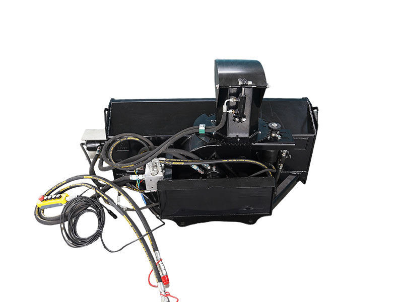 Chargez l'image dans la visionneuse de la galerie, Mini Skid Steer Hydraulic Snow Blower - 48 Inch Heavy Duty Auger Attachment No Shear Pins