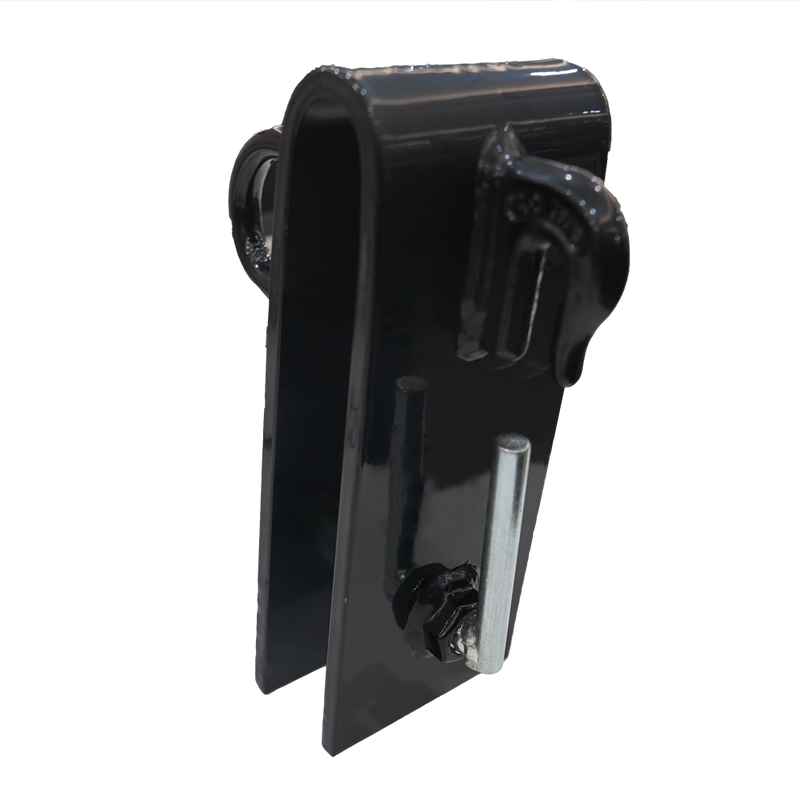 Indlæs billede i Gallery Viewer, Tractor Bucket Grab Hook Attachment, 1100 LB Capacity, No Drill No Weld, Hand Crank Puck Lock, Front End Loader Easy Lift