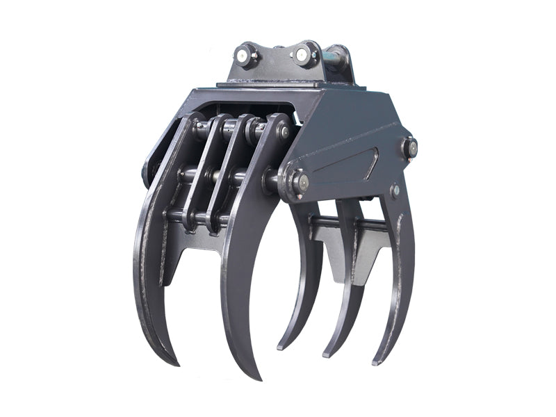 Chargez l'image dans la visionneuse de la galerie, Hydraulic Five Finger Grapple for Excavator, 1-8 Ton Timber Grab Attachment, Multiple Sizes