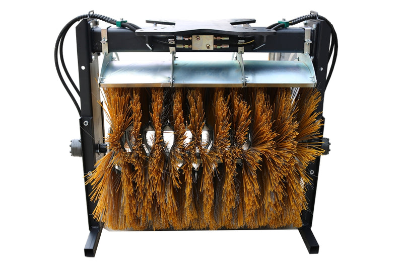 Load image into Gallery viewer, Excavator Hydraulic Broom Sweeper Attachment 1–2.7m 2–14 Ton Road Site Sweeper