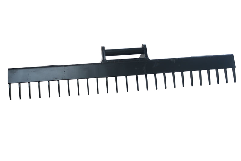 Indlæs billede i Gallery Viewer, Mini Excavator Rake Attachment Light Duty Gravel Ditch Cleaning EALITA E-RK