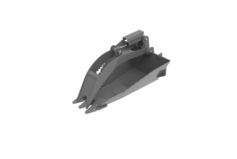 Indlæs billede i Gallery Viewer, Mini Skid Steer Stump Bucket Grapple Attachment for Root Removal and Landscaping