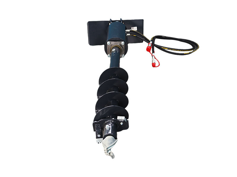 Indlæs billede i Gallery Viewer, Mini Skid Steer Hydraulic Auger Attachment - 9 Inch Planetary Drive Post Hole Digger