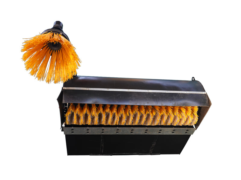 Load image into Gallery viewer, Skid Steer Box Broom with Side Brush