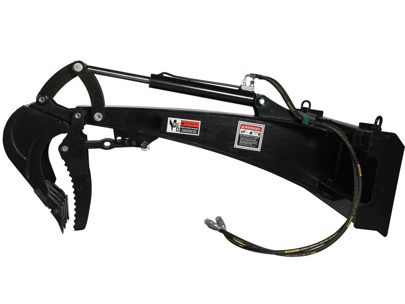 Indlæs billede i Gallery Viewer, Skid Steer Backhoe Attachment with Thumb, Universal Quick Attach, 9 to 24 Inch Bucket