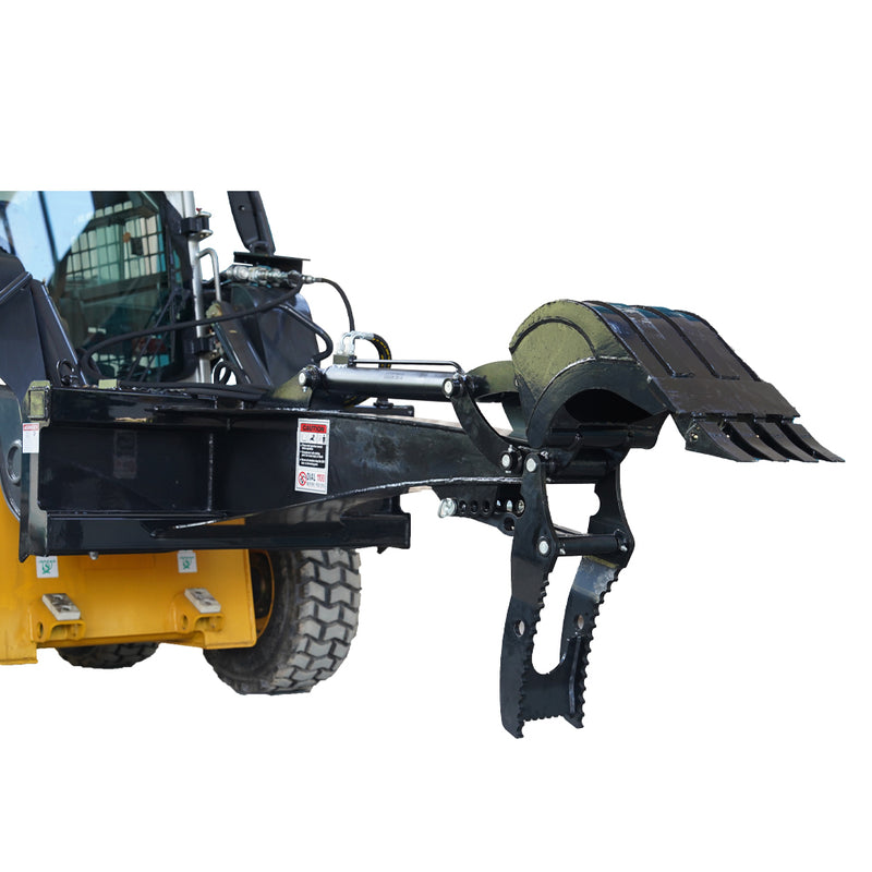 Indlæs billede i Gallery Viewer, Skid Steer Backhoe Attachment with Thumb, Universal Quick Attach, 9 to 24 Inch Bucket