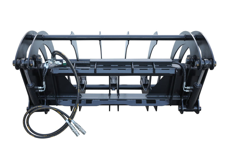 Load image into Gallery viewer, 72" wide Extreme Duty Root Rake Grapple for Skid Steer