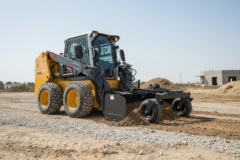 Indlæs billede i Gallery Viewer, 63 72 80 Inch Skid Steer Box Blade Attachment Hydraulic Grader Blade for Land Leveling and Grading