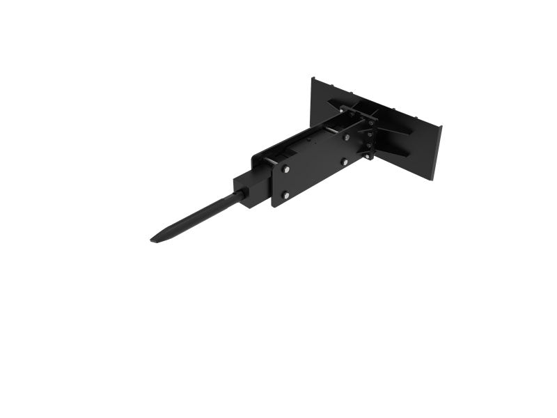 Indlæs billede i Gallery Viewer, Skid Steer Hydraulic Concrete Breaker Attachment Horizontal Demolition Rock Asphalt 3 Tools S-HBH