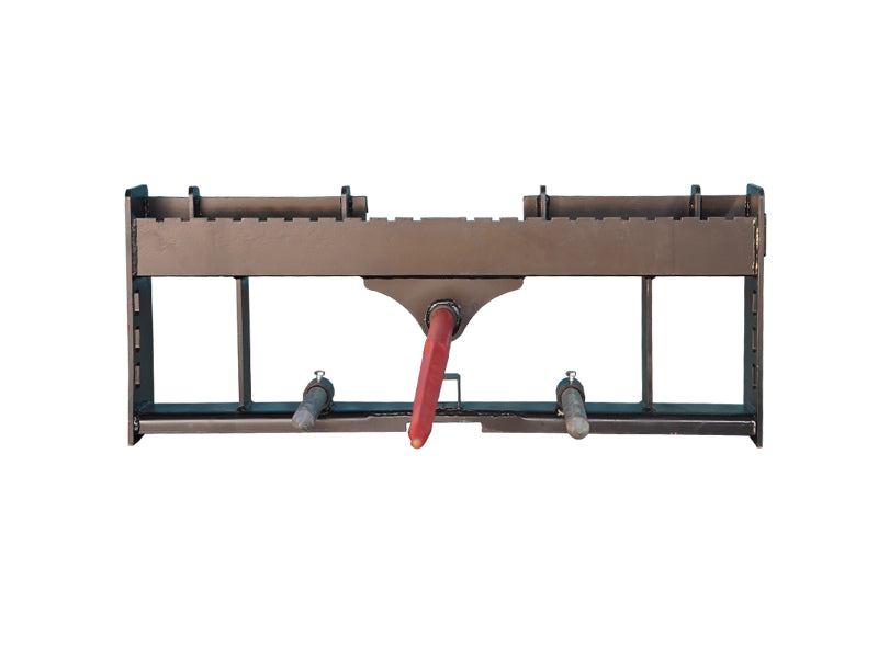 Indlæs billede i Gallery Viewer, Skid Steer Quick Attach Pallet Fork Hay Bale Spear Combo 3 in 1 Receiver Hitch S-HBS2A