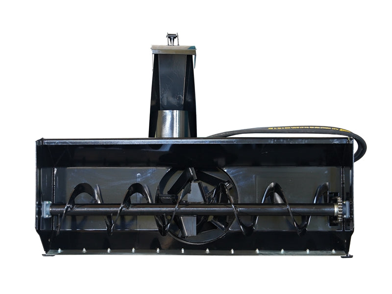 Indlæs billede i Gallery Viewer, Skid Steer Hydraulic Snow Blower Attachment 72 Inch No Shear Pin 40ft Throw