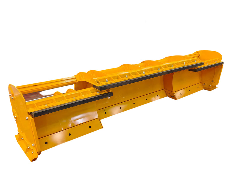 Load image into Gallery viewer, Skid Steer Snow Pusher Attachment 84-144 Inch Hydraulic Expandable Heavy Duty