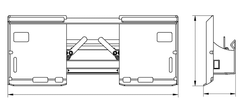 Load image into Gallery viewer, Adapter Skid Steer to Mini Skid Steer