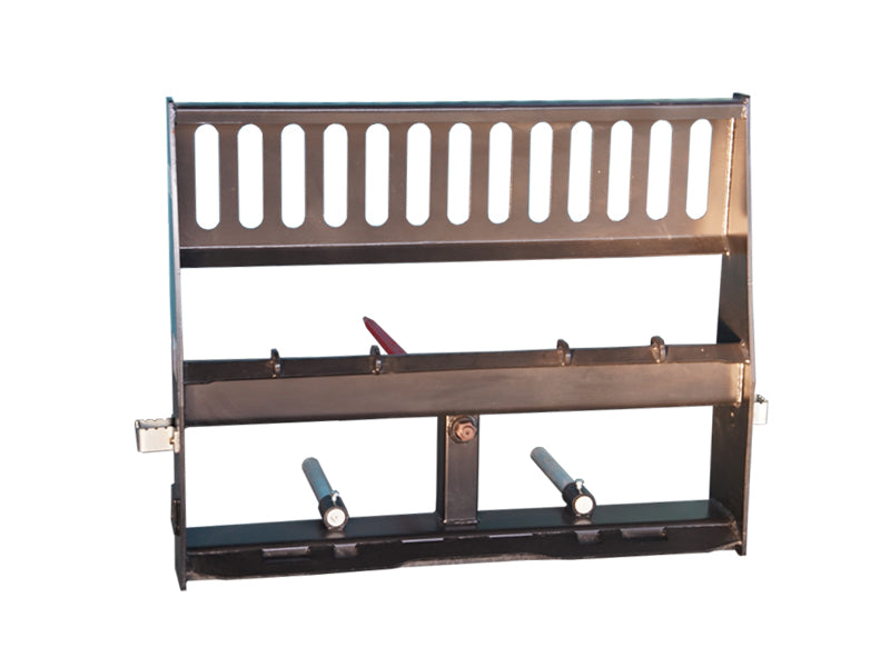 Indlæs billede i Gallery Viewer, Heavy Duty Skid Steer Pallet Fork Hay Bale Spear Combo Quick Tach 5000 lb CNC S-PFHS2A