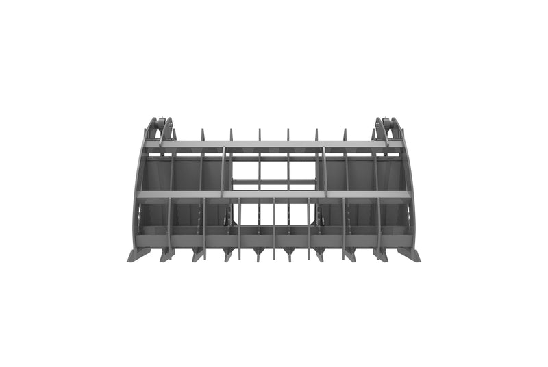 Load image into Gallery viewer, 64 and 72 Inch Skid Steer Root Grapple Rake Attachment Heavy Duty Forestry Grapple for Brush and Land Clearing