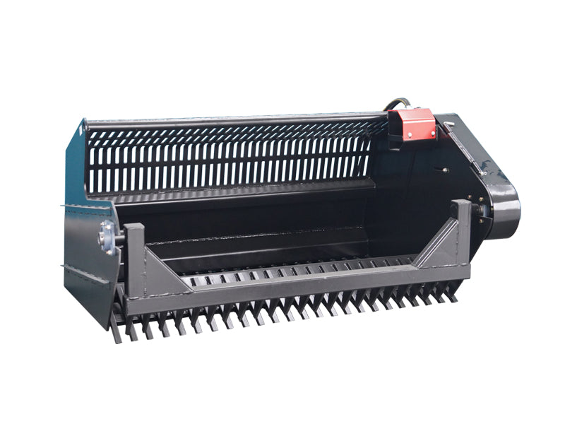 Load image into Gallery viewer, Skid Steer Rock Picker Attachment Hydraulic 72 Inch High Carbon Steel Tines
