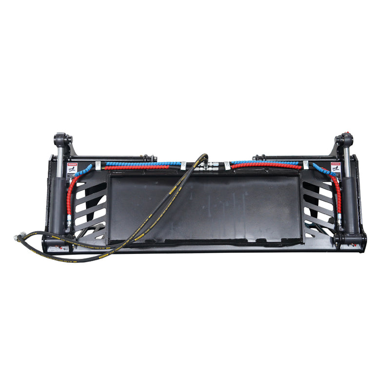 Indlæs billede i Gallery Viewer, Heavy Duty Skid Steer Rock Grapple Bucket 66-82 Inch Hydraulic Attachment