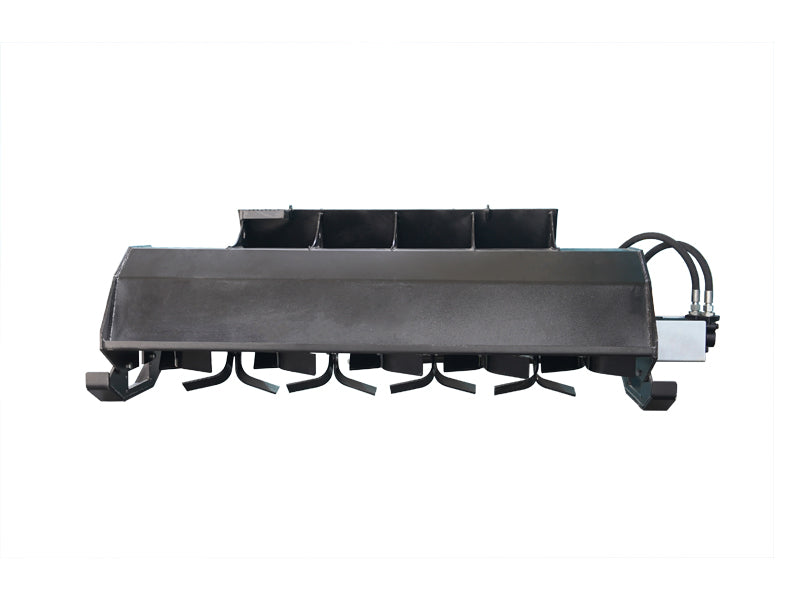 Chargez l'image dans la visionneuse de la galerie, Skid Steer Rotary Tiller Attachment 72 Inch Bi-Directional Replaceable Hardened Tines