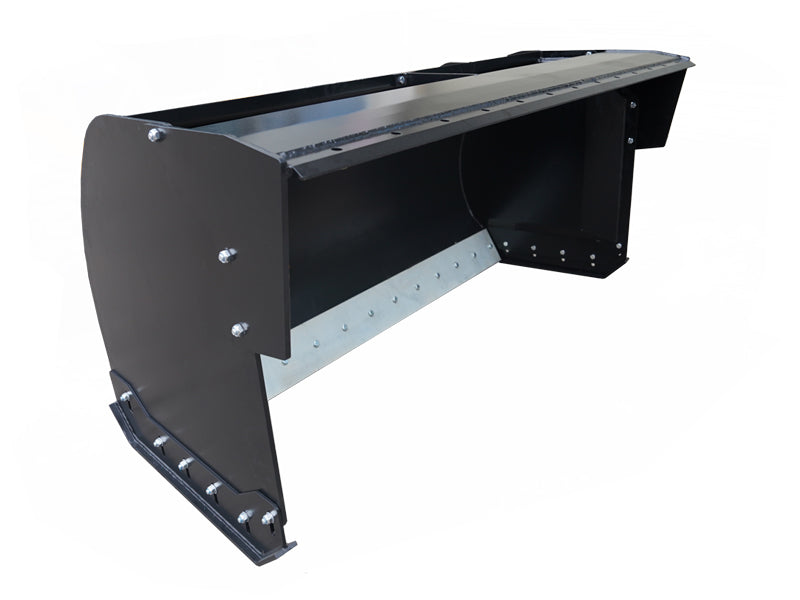 Indlæs billede i Gallery Viewer, Skid Steer Trip Edge Snow Pusher Attachment Curved Moldboard 84 96 108 Inch
