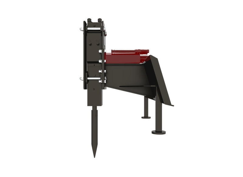 Load image into Gallery viewer, Skid Steer Hydraulic Concrete Breaker Attachment Vertical Type Demolition Rock 3 Tools S-VBH