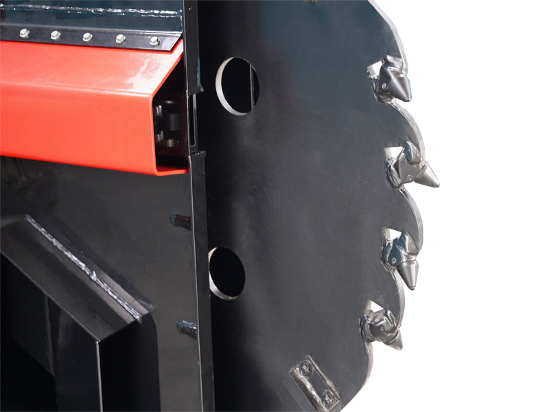 Chargez l'image dans la visionneuse de la galerie, Skid Steer Wheel Saw Attachment Concrete Asphalt Cutting 450mm Depth Road Repair