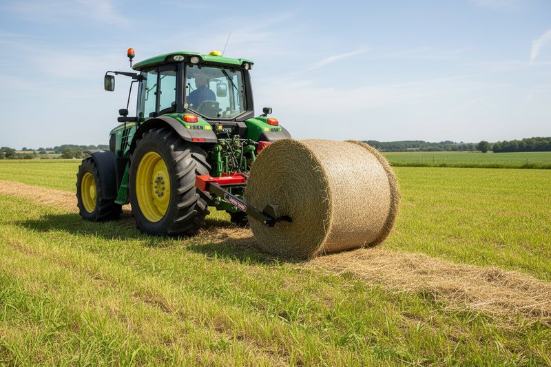 Chargez l'image dans la visionneuse de la galerie, Hydraulic Round Bale Unroller – 3 Point Hitch Cat 1 & Cat 2, 2000 lb, Standard & Quick Hitch