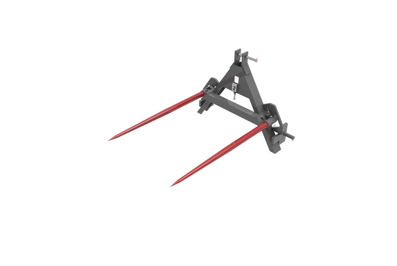 Indlæs billede i Gallery Viewer, Foldable Bale Fork 3 Point Linkage A Frame Tractor Attachment T-BFF