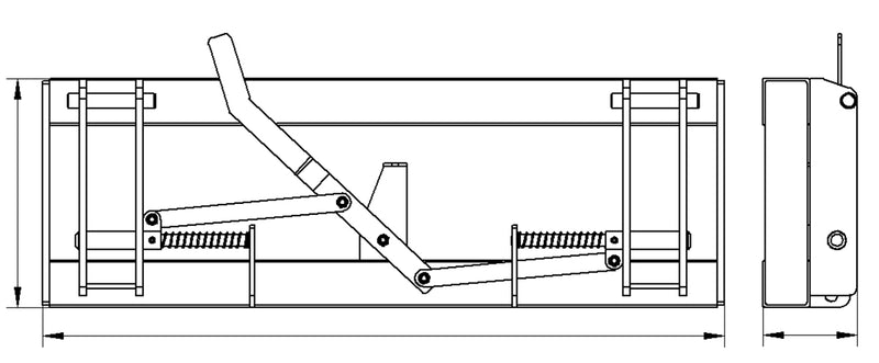 Chargez l'image dans la visionneuse de la galerie, Front Loader Adapter Plate BK to ALO3 Quick Attach Heavy Duty Tractor