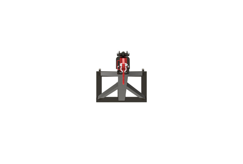 Indlæs billede i Gallery Viewer, Hydraulic Crane Jib 5 Ton Big BM Front Loader 3.57m Telescopic Tractor Attachment