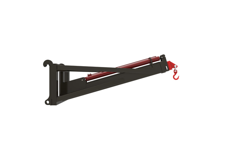 Indlæs billede i Gallery Viewer, Hydraulic Crane Jib 5 Ton Big BM Front Loader 3.57m Telescopic Tractor Attachment